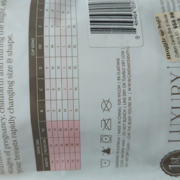 Cake nursing bra size S - Picture 3 of 3